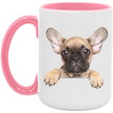 FRENCHIE PUPPY 21 AM15OZ 15oz. Accent Mug