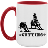 CUTTING STYLE 1 4HORSE AM15OZ 15oz. Accent Mug