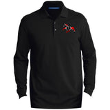 Rebel on the Rail Tennessee Walking Horse Pleasure K8000LS Men's EZCotton™ Long Sleeve Polo