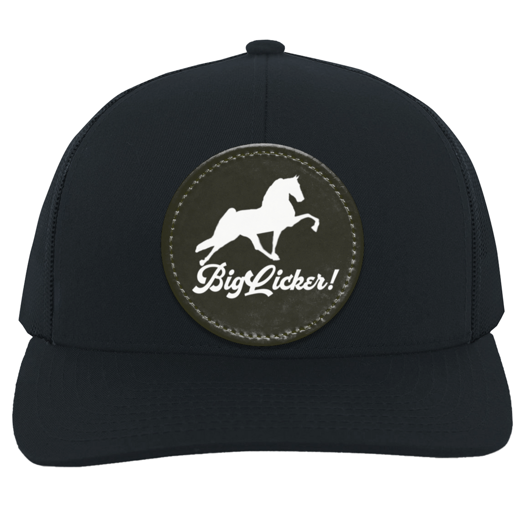 BIG LICKER PATCH HATTRUCKER HAT ( THREE SHAPES-12 COLORS AND STYLES)