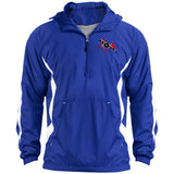 Rebel on the Rail Tennessee Walking Horse Pleasure JST63 Unisex Colorblock Raglan Anorak