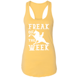 FREAK OF THE WEEK (WHITE) NL1533 Ladies Ideal Racerback Tank