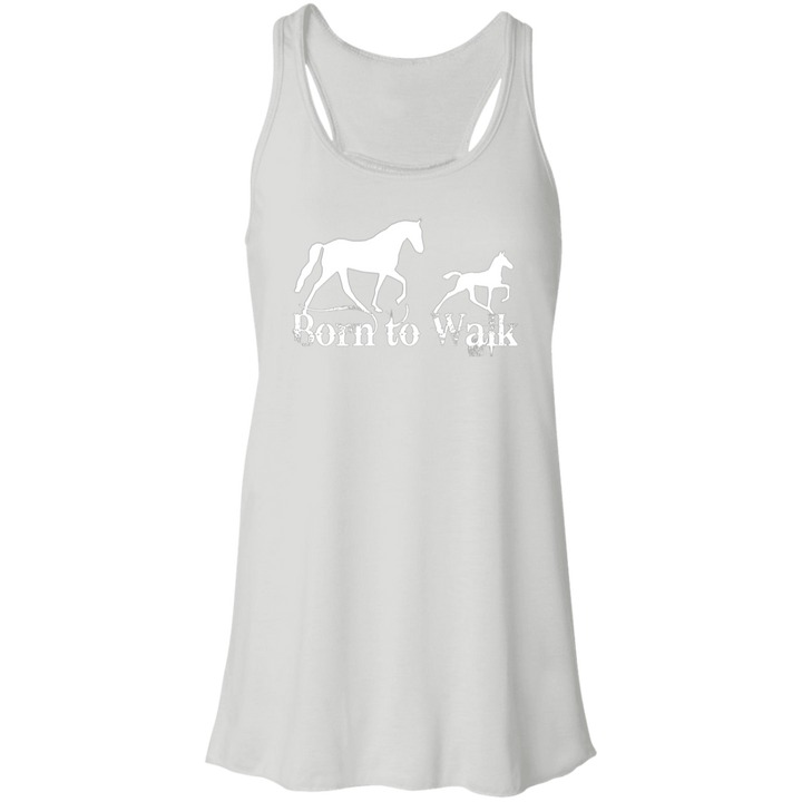 BORN TO WALK B8800 Flowy Racerback Tank