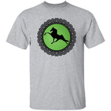 TWH PERFORMANCE LIME GREEN BLACK LACE G500 5.3 oz. T-Shirt