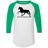 Tennessee Walker (black) 4HORSE 4420 Colorblock Raglan Jersey