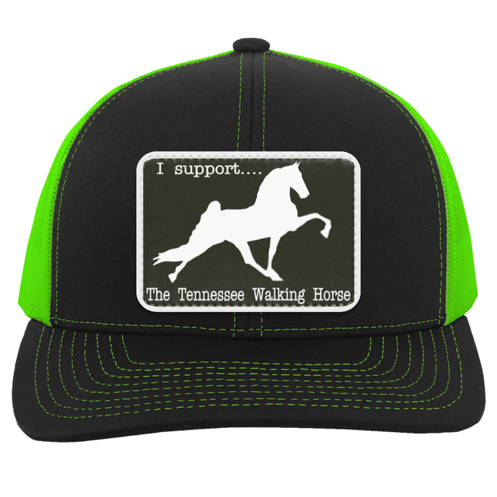 I SUPPORT THE TWH -RECTANGLE 104C Trucker Snap Back - Patch