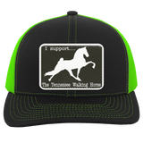 I SUPPORT THE TWH -RECTANGLE 104C Trucker Snap Back - Patch