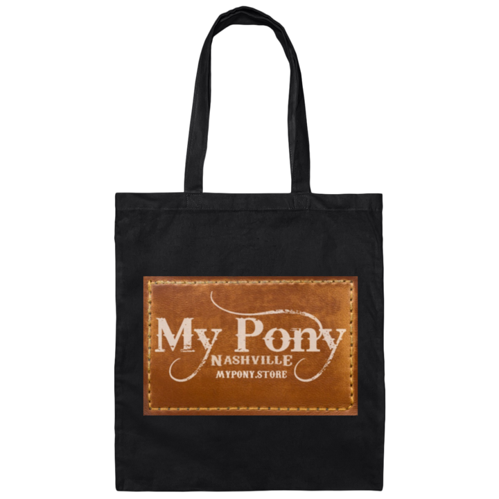 MY PONY NASHVILLE BRAND BE007 Canvas Tote Bag