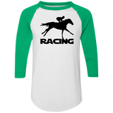 RACING (BLACK) 4HORSE 4420 Colorblock Raglan Jersey