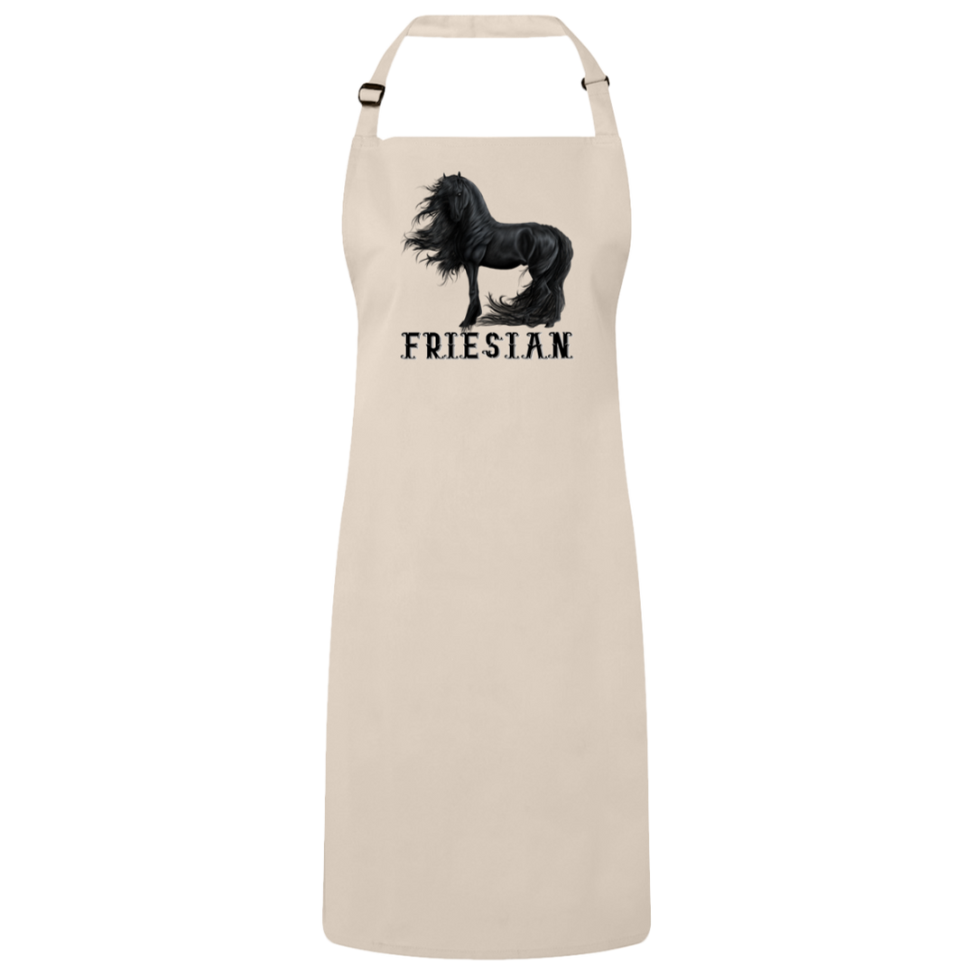 FRIESIAN STYLE 1 4HORSE RP150 Sustainable Unisex Bib Apron