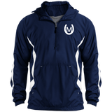 MANES RANCH (white) JST63 Unisex Colorblock Raglan Anorak