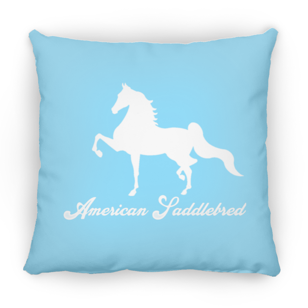 AMERICAN SADDLEBRED (DESIGN 1) WHITE 4HORSE PILLOWS THREE SIZES