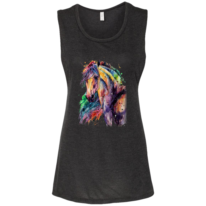 EQUINE ABSTRACT 1 4HORSE B8803 Ladies&