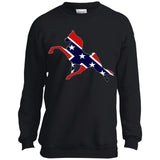 Rebel on the Rail Tennessee Walking Horse Performance PC90Y Youth Crewneck Sweatshirt