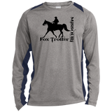 MISSOURI FOX TROTTER TUMBLER ART ST361LS Long Sleeve Heather Colorblock Performance Tee