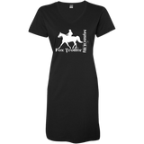 MISSOURI FOX TROTTER (white) 4HORSE 3522 Ladies' V-Neck Fine Jersey Cover-Up