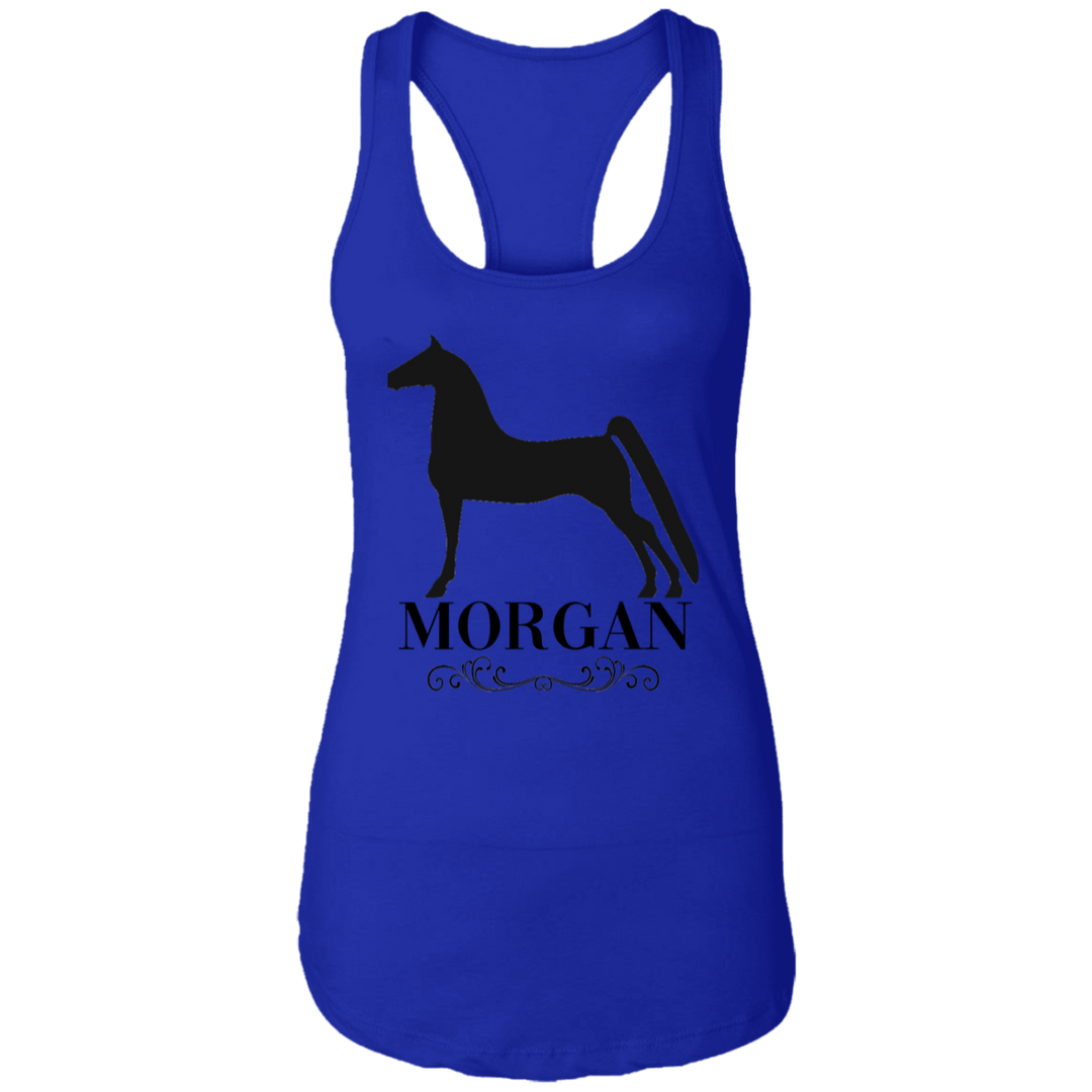 MORGAN STYLE 1 4HORSE NL1533 Ladies Ideal Racerback Tank