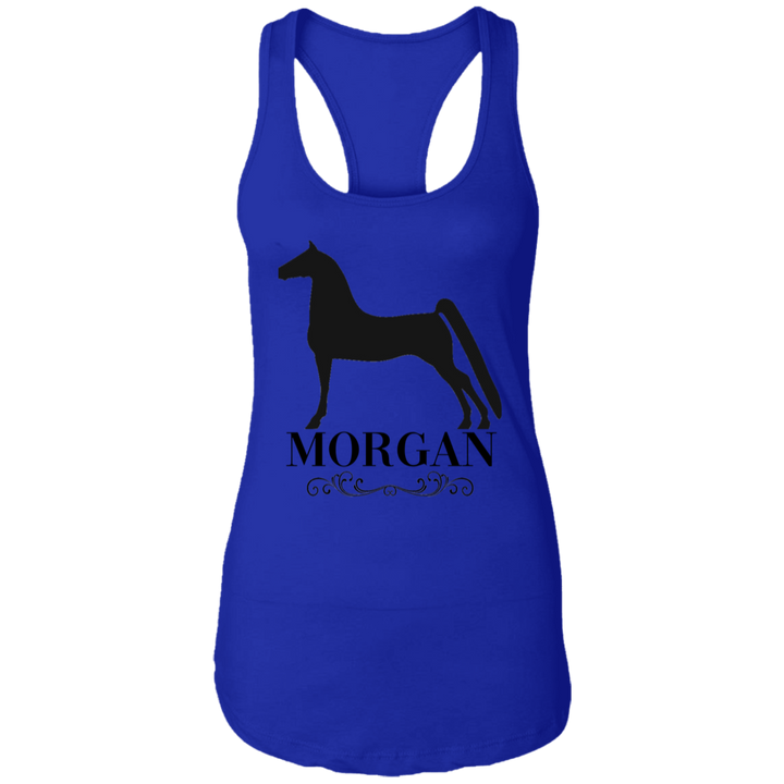 MORGAN STYLE 1 4HORSE NL1533 Ladies Ideal Racerback Tank