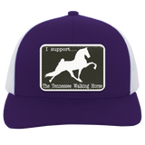 I SUPPORT THE TWH -RECTANGLE 104C Trucker Snap Back - Patch