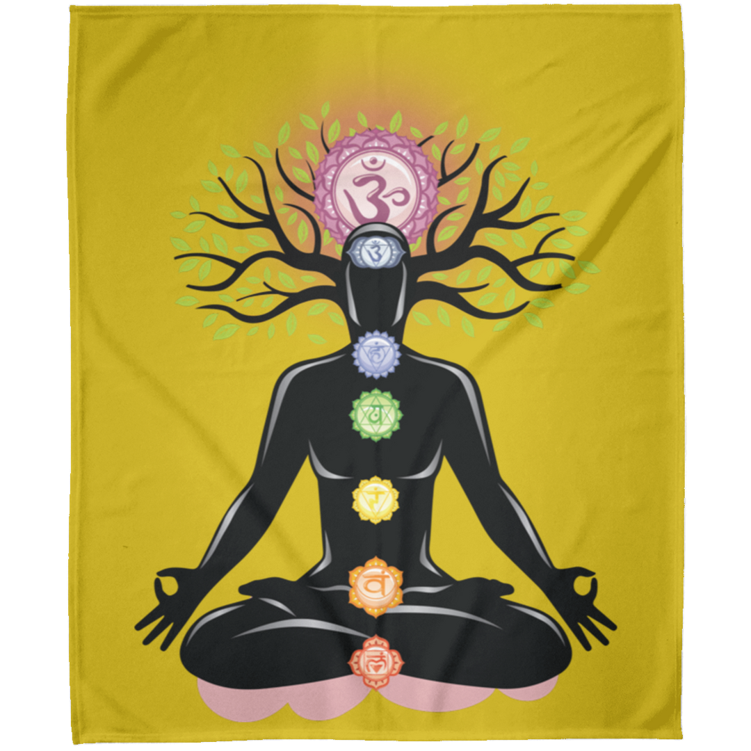 CHAKRAS PLUSH BLANKET (12 STYLES AND SIZES)