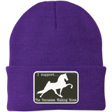 I SUPPORT THE TWH -RECTANGLE CP90 Knit Cap - Patch