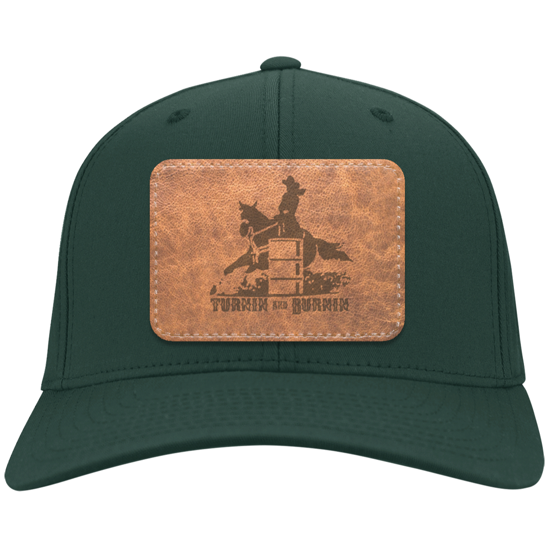 TURNIN AND BURNIN ON LEATHER CP80 Twill Cap - Patch