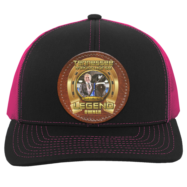 SARAH COFFEE BURKS (TWH LEGENDS) HAT 104C Trucker Snap Back - Patch