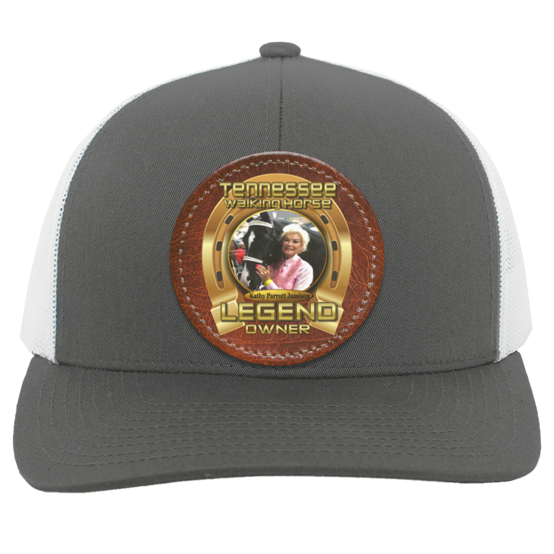 KATHY PARROTT JAMISON (TWH LEGENDS) HAT 104C Trucker Snap Back - Patch