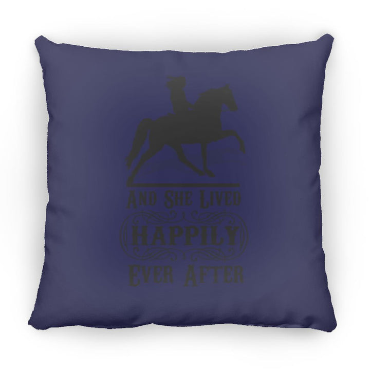 HAPPILY EVER AFTER (TWH Pleasure) Blk ZP14 Small Square Pillow