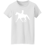 Missouri Fox Trotter LADY FINAL ART WHITE G500L Ladies' 5.3 oz. T-Shirt