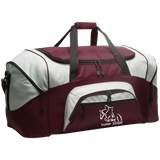 HUNTER JUMPER STYLE 1 (WHITE) 4HORSE BG99 Colorblock Sport Duffel