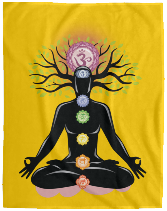 CHAKRAS PLUSH BLANKET (12 STYLES AND SIZES)
