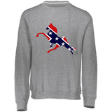 Rebel on the Rail Tennessee Walking Horse Performance 998HBB Youth Dri-Power Fleece Crewneck Sweatshirt