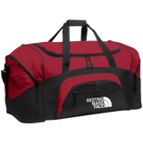 RESTING MARE FACE (white) BG99 Colorblock Sport Duffel