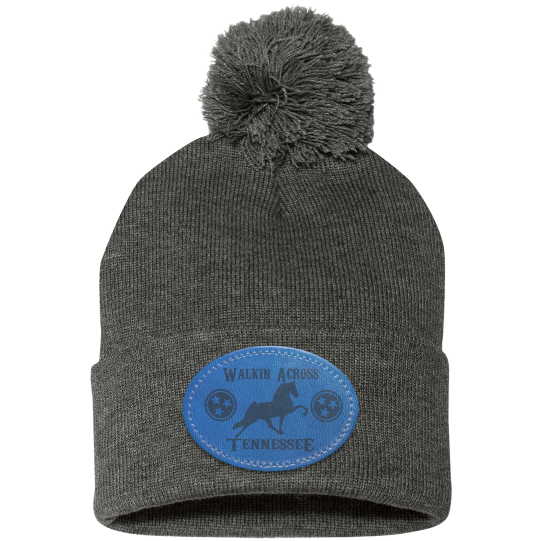 WALKIN ACROSS TENNESSEE TWH SP15 Pom Pom Knit Cap - Patch