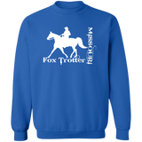 MISSOURI FOX TROTTER (white) 4HORSE Z65x Pullover Crewneck Sweatshirt 8 oz (Closeout)