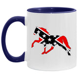 Rebel on the Rail Tennessee Walking Horse Pleasure AM11OZ 11 oz. Accent Mug