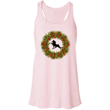 TWH PERFORMANCE CHRISTMAS WREATH B8800 Flowy Racerback Tank