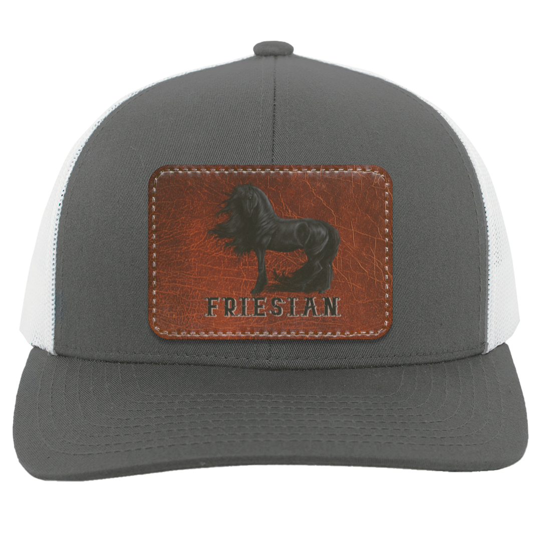 FRIESIAN ON LEATHER 104C Trucker Snap Back - Patch