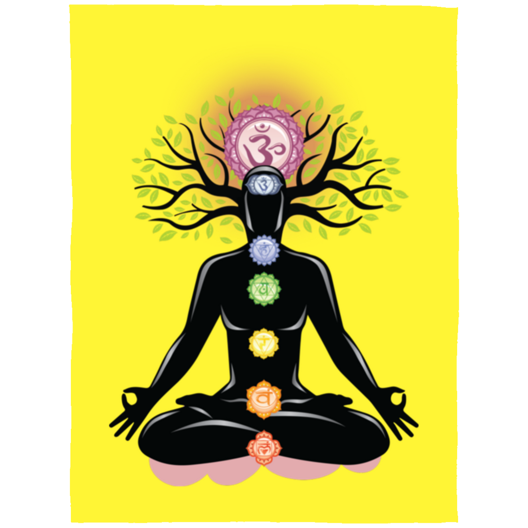 CHAKRAS PLUSH BLANKET (12 STYLES AND SIZES)