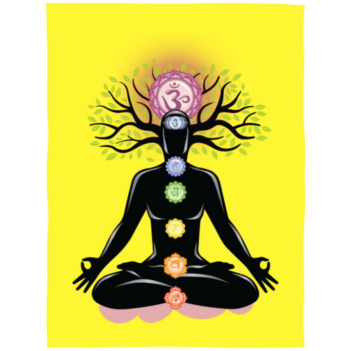CHAKRAS PLUSH BLANKET (12 STYLES AND SIZES)