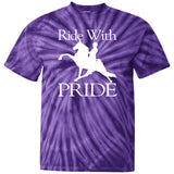 RIDEWITHPRIDEWHITE CD100 100% Cotton Tie Dye T-Shirt