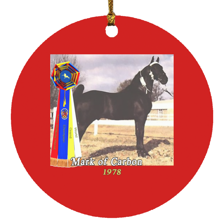 WGC MARK OF CARBON SUBORNC Circle Ornament