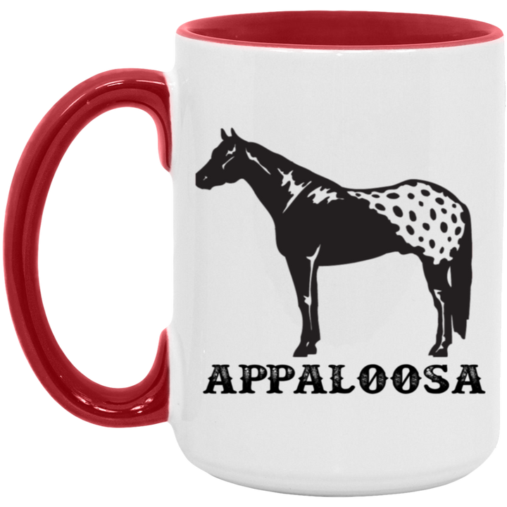APPALOOSA ART TUMBLER 4HORSE AM15OZ 15oz. Accent Mug