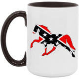 Rebel on the Rail Tennessee Walking Horse Pleasure AM15OZ 15oz. Accent Mug