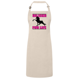 Big Licker for Life Pink RP150 Sustainable Unisex Bib Apron