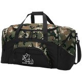 HUNTER JUMPER STYLE 1 (WHITE) 4HORSE BG99 Colorblock Sport Duffel