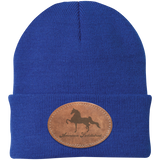 AMERICAN SADDLEBRED ON LEATHER CP90 Knit Cap - Patch