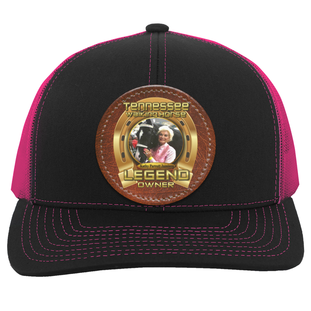 KATHY PARROTT JAMISON (TWH LEGENDS) HAT 104C Trucker Snap Back - Patch