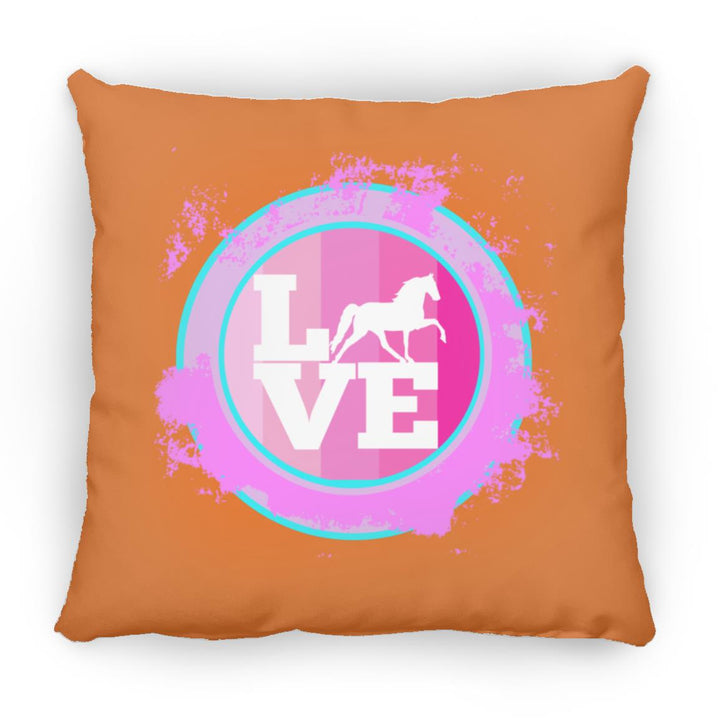 TWH PLEASURE BLEACH SPLATTER PINK TEAL ZP14 Small Square Pillow
